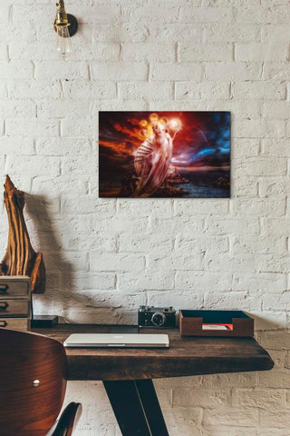 Image of 'St. Mary of Coins' by Mario Sanchez Nevado, Canvas Wall Art,18x12