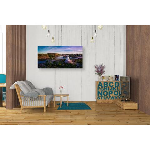 Image of 'Sunset Over Old Fishing Port' by Nicklas Gustafsson, Canvas Wall,20x40