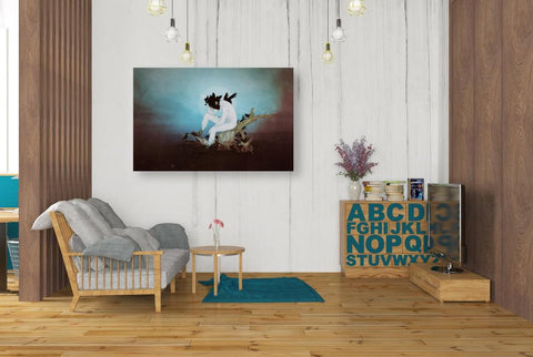 Image of 'Black Lake' by Mario Sanchez Nevado, Canvas Wall Art,26x40