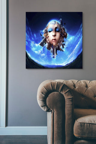 Image of 'City of Light' by Mario Sanchez Nevado, Canvas Wall Art,37x37