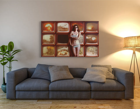 Image of 'Retransmission' by Mario Sanchez Nevado, Canvas Wall Art,40x60