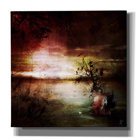 Image of 'Alone' by Mario Sanchez Nevado, Canvas Wall Art,Size 1 Square