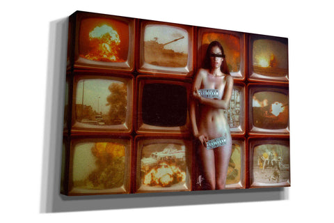 Image of 'Retransmission' by Mario Sanchez Nevado, Canvas Wall Art,Size A Landscape