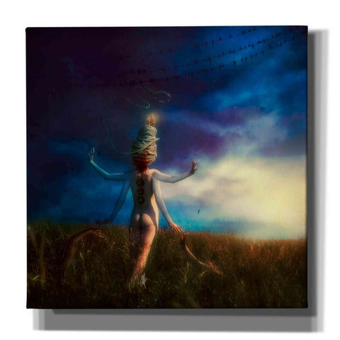 Image of 'Scarecrow' by Mario Sanchez Nevado, Canvas Wall Art,Size 1 Square