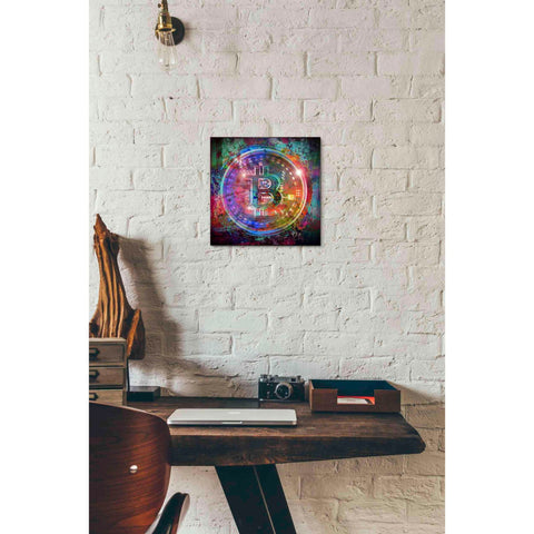 Image of 'Bitcoin Wallet' Canvas Wall Art,12x12