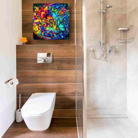 Image of 'Melting Pot' Canvas Wall Art,18x18