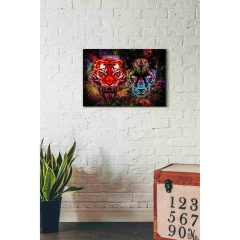 Image of 'Felis' Canvas Wall Art,26x18
