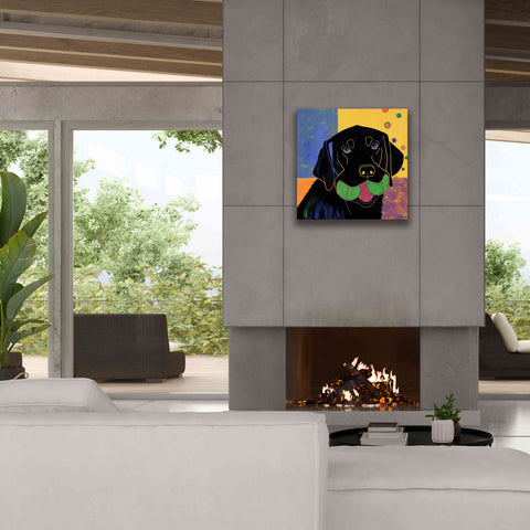 Image of 'Baller' by Angela Bond Giclee Canvas Wall Art,26x26
