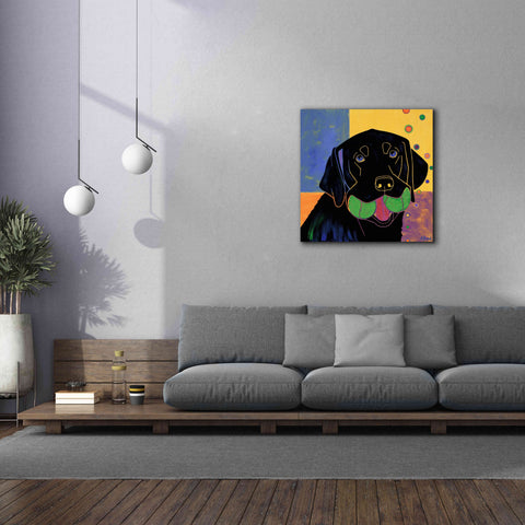 Image of 'Baller' by Angela Bond Giclee Canvas Wall Art,37x37