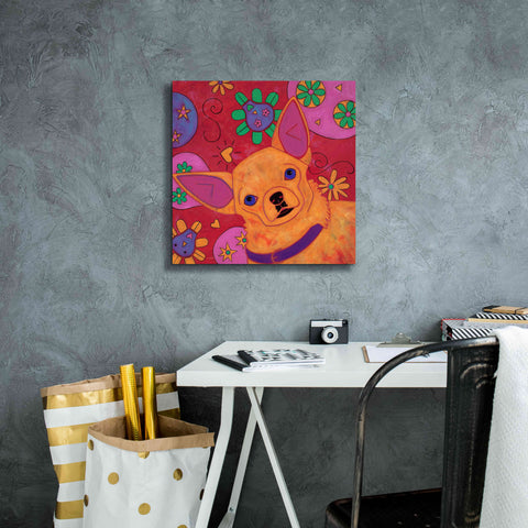Image of 'Bandito Mexicano' by Angela Bond Giclee Canvas Wall Art,18x18