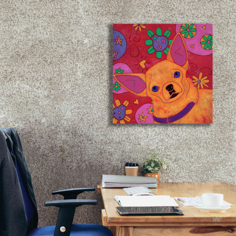 Image of 'Bandito Mexicano' by Angela Bond Giclee Canvas Wall Art,26x26