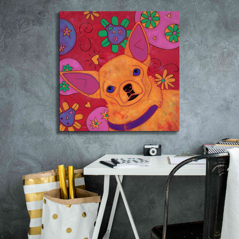 Image of 'Bandito Mexicano' by Angela Bond Giclee Canvas Wall Art,26x26
