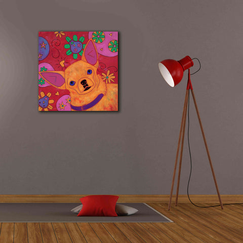 Image of 'Bandito Mexicano' by Angela Bond Giclee Canvas Wall Art,26x26