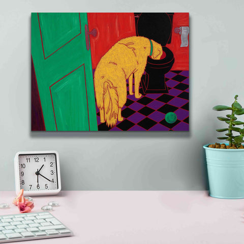 Image of 'Drinking Problem' by Angela Bond Giclee Canvas Wall Art,16x12