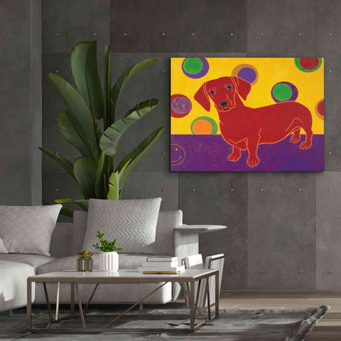 Image of 'Foot Long Fun III' by Angela Bond Giclee Canvas Wall Art,54x40