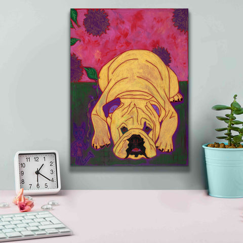 Image of 'Lounge Lizard' by Angela Bond Giclee Canvas Wall Art,12x16