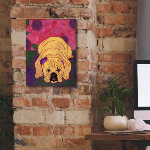 Image of 'Lounge Lizard' by Angela Bond Giclee Canvas Wall Art,12x16