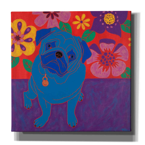 Image of 'Perspicacious Pug' by Angela Bond Giclee Canvas Wall Art