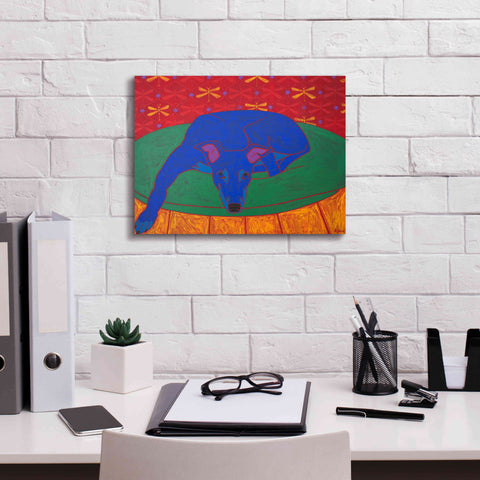 Image of 'Runner in Repose' by Angela Bond Giclee Canvas Wall Art,16x12