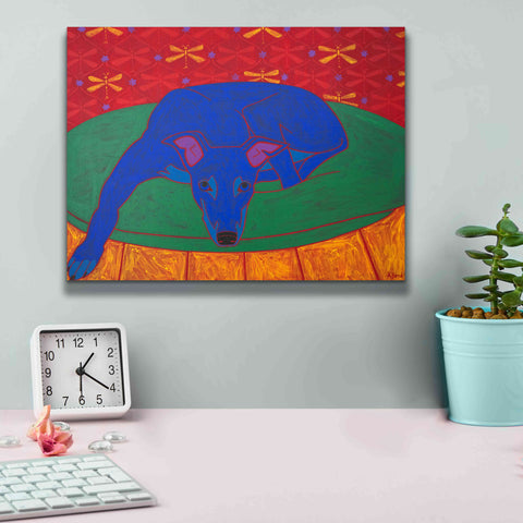 Image of 'Runner in Repose' by Angela Bond Giclee Canvas Wall Art,16x12