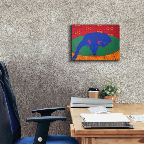 Image of 'Runner in Repose' by Angela Bond Giclee Canvas Wall Art,16x12