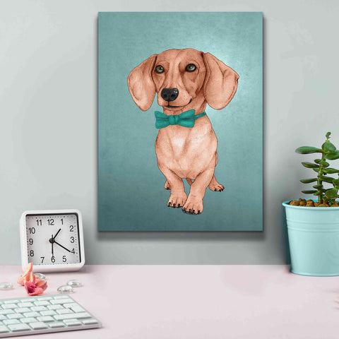 Image of 'The Wiener Dog' by Barruf Giclee Canvas Wall Art,12x16
