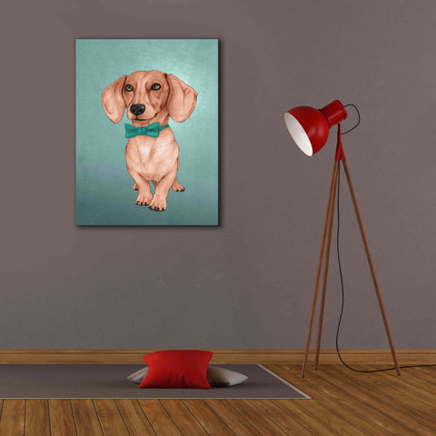 Image of 'The Wiener Dog' by Barruf Giclee Canvas Wall Art,26x34