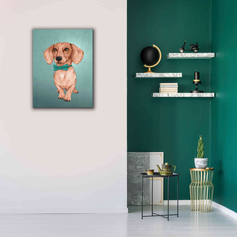 Image of 'The Wiener Dog' by Barruf Giclee Canvas Wall Art,26x34