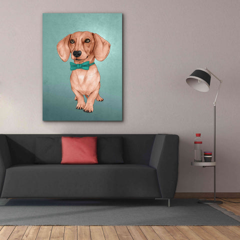 Image of 'The Wiener Dog' by Barruf Giclee Canvas Wall Art,40x54