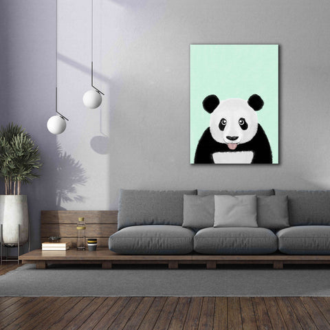 Image of 'Cute Panda' by Barruf Giclee Canvas Wall Art,40x54