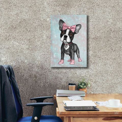 Image of 'Sweet Frenchie' by Barruf Giclee Canvas Wall Art,18x26