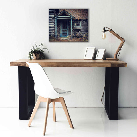 Image of 'Door to the Past' by Michael Broom Giclee Canvas Wall Art,24x20