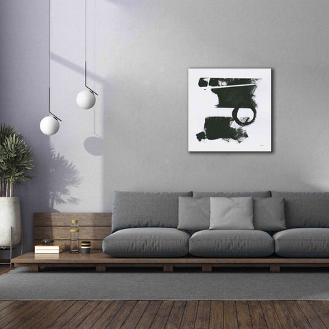 Image of 'Gold And Black Elements XVII' by Mike Schick, Giclee Canvas Wall Art,37x37