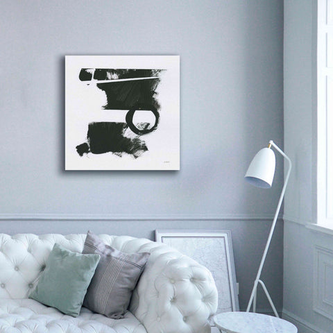 Image of 'Gold And Black Elements XVII' by Mike Schick, Giclee Canvas Wall Art,37x37