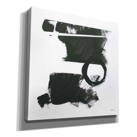 Image of 'Gold And Black Elements XVII' by Mike Schick, Giclee Canvas Wall Art