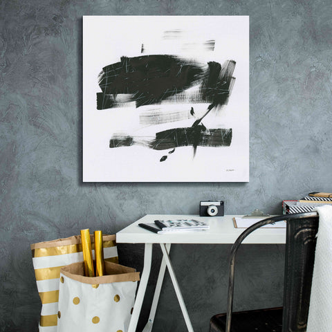 Image of 'Gold And Black Elements XX' by Mike Schick, Giclee Canvas Wall Art,26x26