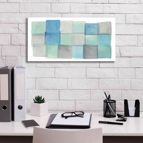 Image of 'Overlap III' by Mike Schick, Giclee Canvas Wall Art,24x12