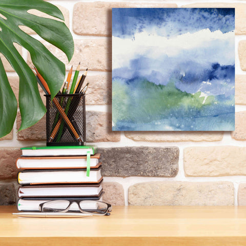 Image of 'Midnight At The Lake III' by Mike Schick, Giclee Canvas Wall Art,12x12