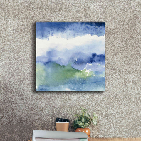 Image of 'Midnight At The Lake III' by Mike Schick, Giclee Canvas Wall Art,18x18