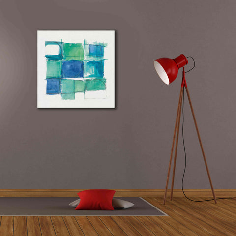 Image of '131 West 3rd Street Square II On White' by Mike Schick, Giclee Canvas Wall Art,26x26