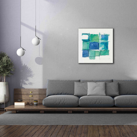 Image of '131 West 3rd Street Square II On White' by Mike Schick, Giclee Canvas Wall Art,37x37