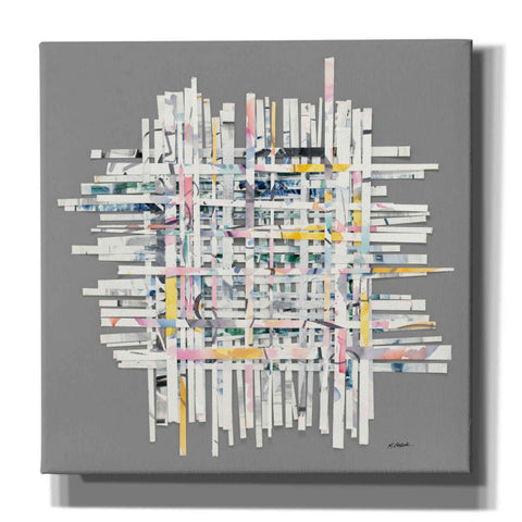 Image of 'New Morning On Gray' by Mike Schick, Giclee Canvas Wall Art
