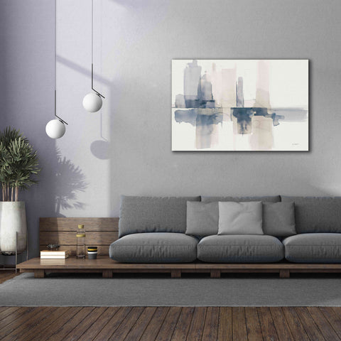 Image of 'Improvisation II Navy' by Mike Schick, Giclee Canvas Wall Art,60x40