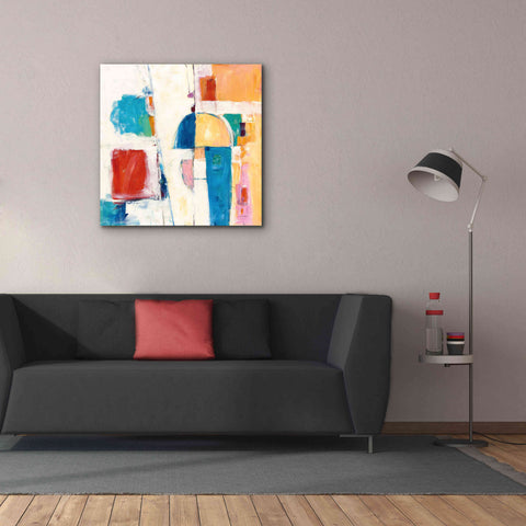 Image of 'Down To The Street' by Mike Schick, Giclee Canvas Wall Art,37x37