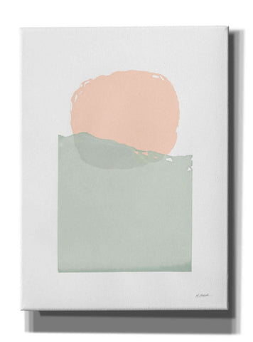 Image of 'Buoyant Pink And Green' by Mike Schick, Giclee Canvas Wall Art