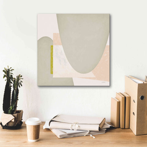 Image of 'Blackbird Neutral' by Mike Schick, Giclee Canvas Wall Art,18x18