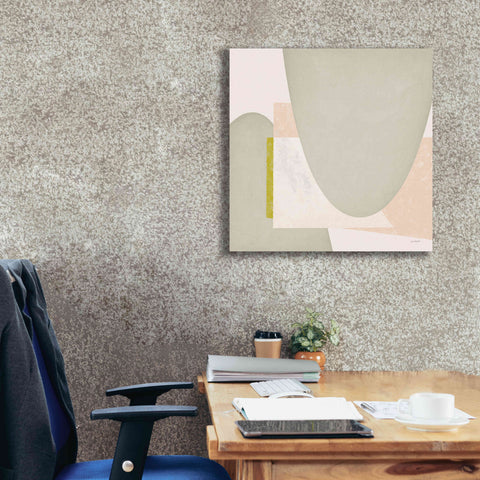 Image of 'Blackbird Neutral' by Mike Schick, Giclee Canvas Wall Art,26x26