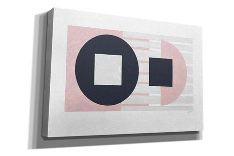 Image of 'Laterally Speaking Pink' by Mike Schick, Giclee Canvas Wall Art