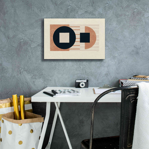 Image of 'Laterally Speaking Warm' by Mike Schick, Giclee Canvas Wall Art,18 x 12