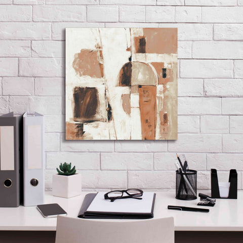 Image of 'Down To The Street Warm' by Mike Schick, Giclee Canvas Wall Art,18x18